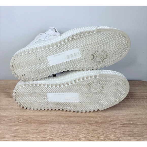 Off-White “Cup Sole 3.0” White High Top Sneakers Shoes Italy Size 38 / 7.5 US - Picture 11 of 12